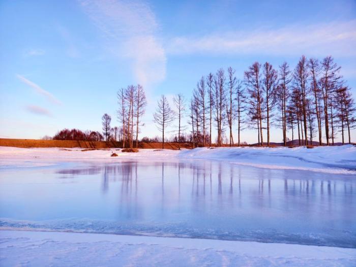 “中國冷極”冰雪勾勒春韻