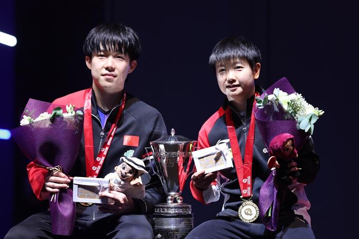 三連冠！王楚欽/孫穎莎奪得世乒賽混雙冠軍