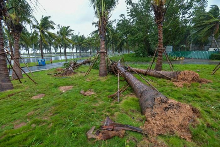 強臺風“麥德姆”攜強風雨影響海口