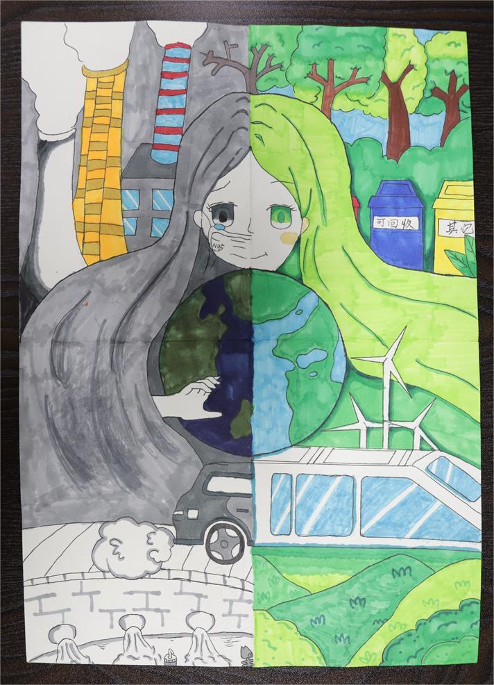 《保護氣候，人人有責(zé)》林鈴涵 11歲