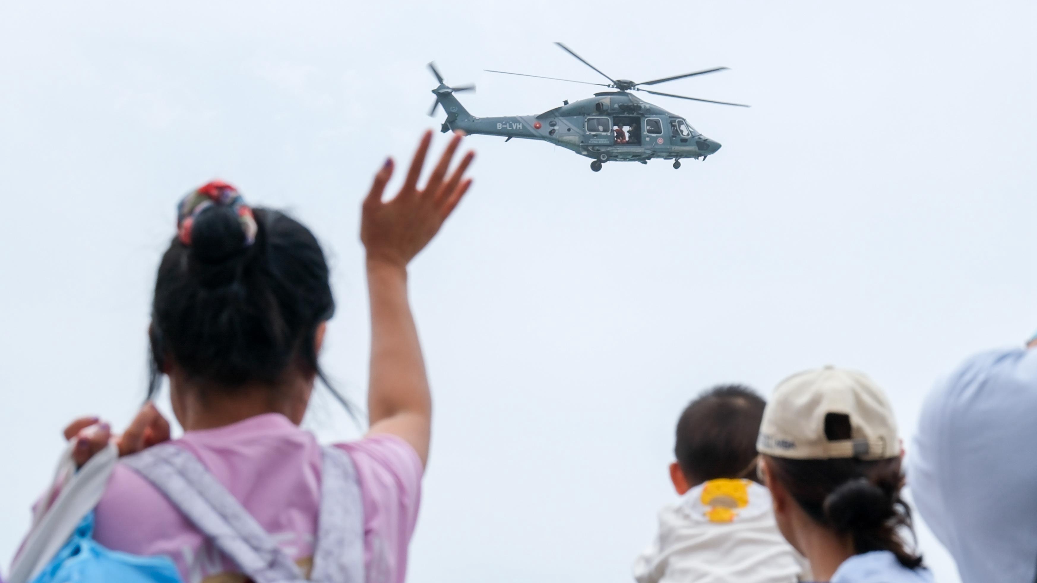 香港特區(qū)政府飛行服務(wù)隊(duì)舉辦開放日