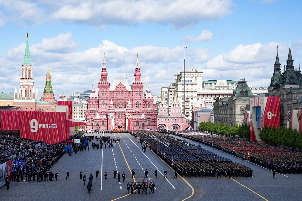 紀(jì)念蘇聯(lián)偉大衛(wèi)國(guó)戰(zhàn)爭(zhēng)勝利80周年閱兵式在莫斯科舉行