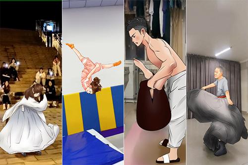 民間高手的花式健身，真牛